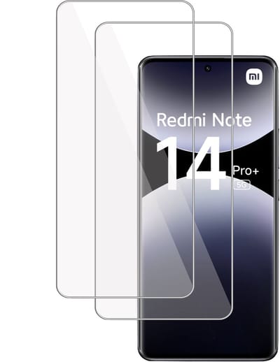 2x TechNow Screenprotector geschikt voor Xiaomi Redmi Note 14 Pro / Pro+ – Gehard Glas - Proteqt+