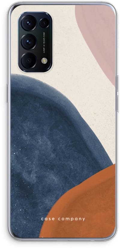 Case Company® - Hoesje geschikt voor Oppo Find X3 Lite hoesje - Geo #1 - Soft Cover Telefoonhoesje - Bescherming aan alle Kanten en Schermrand