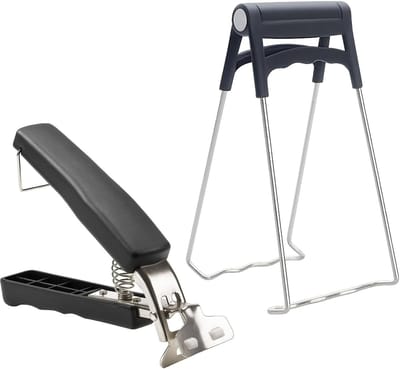 Dailygoods- Keukentang Antislip - Roestvrijstalen Komclips - Veilig