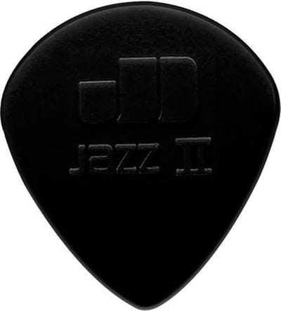 Dunlop 47-R-2S 1.18 Mm Stiffo Nylon Plectra Zwart Medium Scherp Punt Voor Elektrische Gitaar