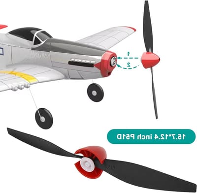 Set van 3 reserve propellers voor RC vliegtuigen met propellerbesparende adapters en accessoires