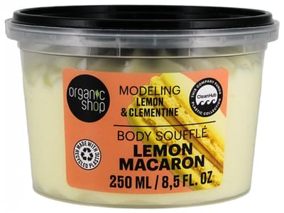 Organic Shop Body Soufflé Modellerende Lichaamscrème Citroen Macaron 250 ml