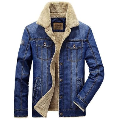 Grote Maat Denim Jeugd Casual Jas Fleece Thermische Jas Jas Militair Uniform Outdoor Heren 6XL beige