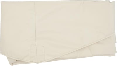 Vervangingshoes voor zweefparasol Deluxe MCW-D14, parasolhoes rond Ø 3m ~ crème zonder klep