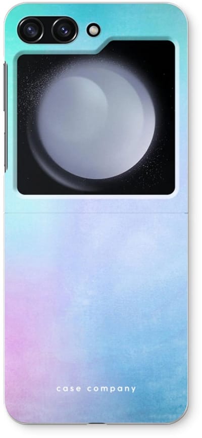 Case Company® - Hoesje geschikt voor Samsung Galaxy Z Flip5 hoesje - Mist pastel - Soft Cover Telefoonhoesje - Bescherming aan alle Kanten en Schermrand
