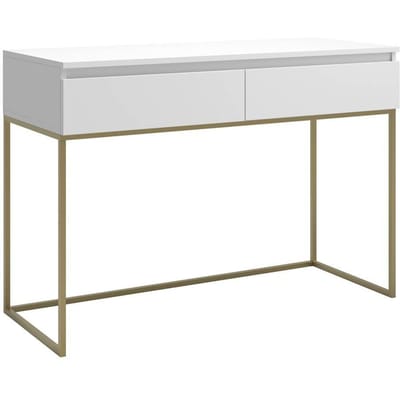 Selsey - Bemmi - Kaptafel met lades - Wit met gouden poten