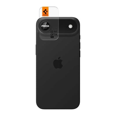 Spigen Camera Lens Protector Geschikt voor iPhone Air - Glas.tR EZ Fit Optik Pro - 9H Tempered Glass - Gemakkelijke Installatie - Zwart 2-Pack