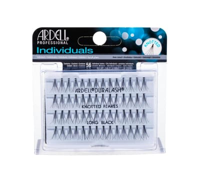 Ardell - Individuals Duralash Knotted Flares - Trsové nalepovací řasy s uzlíkem Long Black - 56.0ks