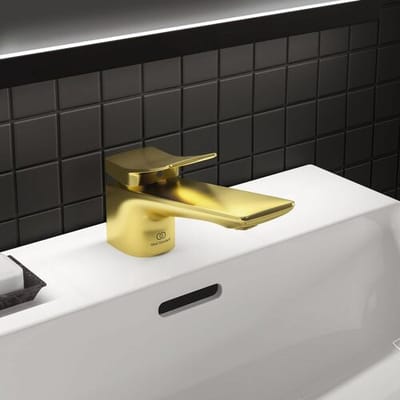 Ideal Standard basin mixer spout 13.2 cm, with drain BC753A2