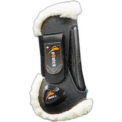 Voorrugbeschermers voor paarden eQuick eLight glitter fluffy
