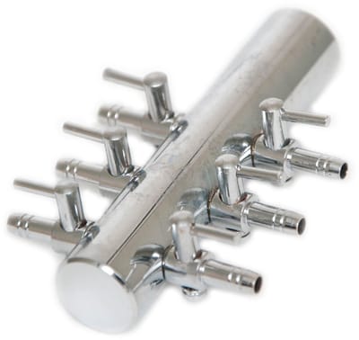 Velda VT Air Divider With Switch 6-way 4/6 mm