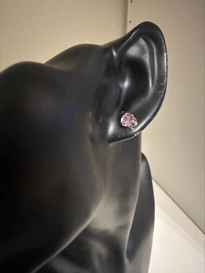 rose zirkonia magneetoorknoppen 0.6 diameter | Make up | Parfum | Moederdag | Verjaardagscadeau| Cadeautje| Valentijnsdag| Kado | sieraden | vaderdag | oorbellen | oorsieraden