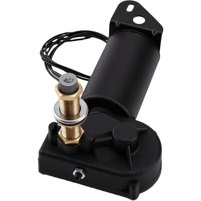 Moteur d'essuie-glace Marin 12V 34010 Angle 40 110 degrés Moteur d'essuie-glace Oscillateur avec Axe de 2,5 pouces pour Bateaux black