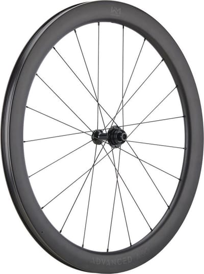 NEWMEN WHEEL ADVANCED A.50 - 28 Inch - Fietswiel Racefiets - Carbon - Bandbreedte 28 tot 30 mm - Voorwiel - Zwart