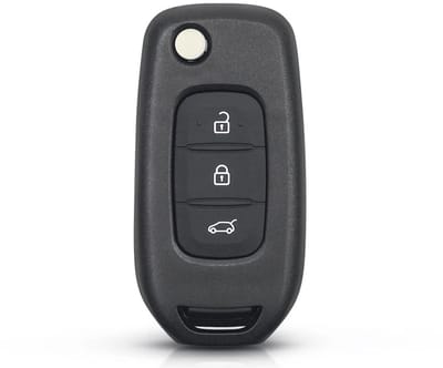 XEOD Autosleutelbehuizing - sleutelbehuizing auto - sleutel - Autosleutel / Renault 3 knops klapsleutel VA2
