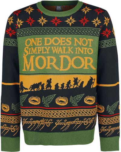 The Lord Of The Rings Christmas jumper - Walk Into Mordor - XS tot 5XL - voor Mannen - meerkleurig