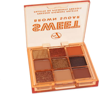 W7 Pressed Pigment Oogschaduw Palette - Sweet Brown Sugar