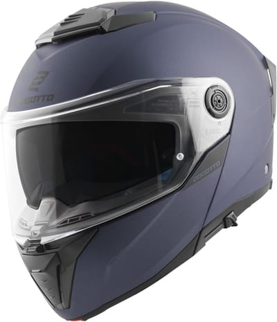 Bogotto FF404 Solid Mat Blauw Systeemhelm - Helm