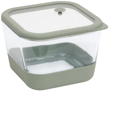 Borosilicaat glazen vershoudbakje 2 liter Five® - Transparant - Luchtdicht | Met deksel | BPA-vrij | Vaatwasserbestendig | Magnetronbestendig