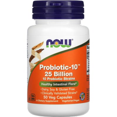 Now Foods biotics-10™ 25 Billion (50) Standard - Vitaminen, mineralen & gezondheid - biotica supplementen
