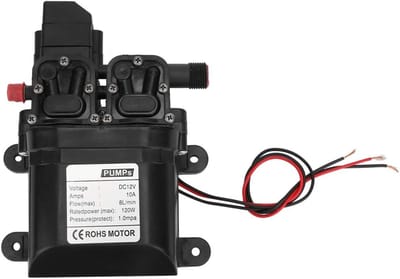 Hogedruk Waterpomp - Zelfaanzuigende Pomp - Tuin Sproeien - Automatische Schakelaar - 120W - Zwart