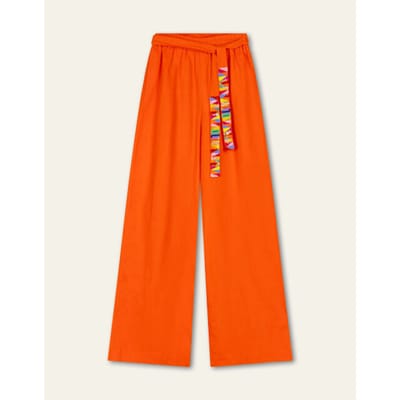 Oilily Please Linnen Broek- maat36 Koi
