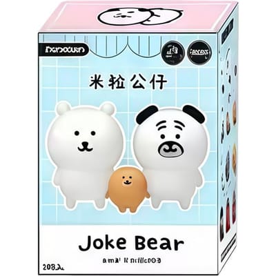 Jandoom Joke Beer Kawaii Actiefiguur Rijstkorrel Poppen Speelgoed Perifere Model Verrassing Blind Box Bureau Ornament Verjaardagscadeaus