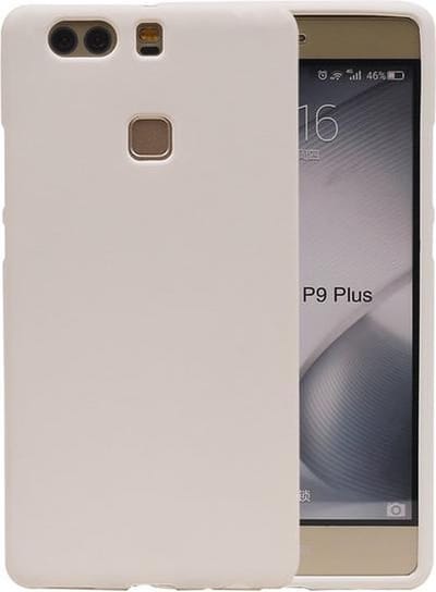 Wit Zand TPU back case cover hoesje voor Huawei P9 Plus