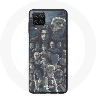 Coque - Game of Thrones - Samsung Galaxy A12 - Souple - Gris - Protection gris