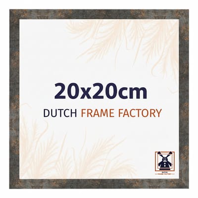 Fotolijst 20x20 cm - MDF - Geoxideerd Metaal - Benno