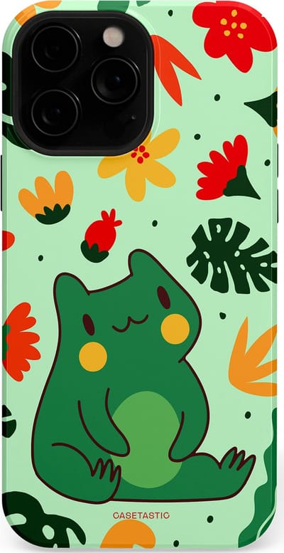 Casetastic Hoesje Geschikt voor Apple iPhone 13 Pro Max Magsafe - Stijlvolle Beschermende Duo-layer Case - Kwaakje