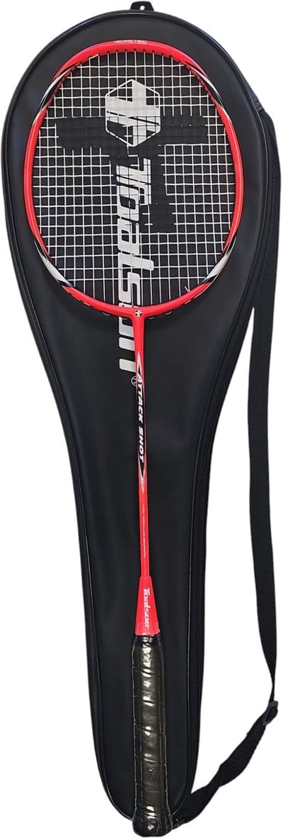 Toalson Badmintonracket 'Attack Shot' incl. Rackettas