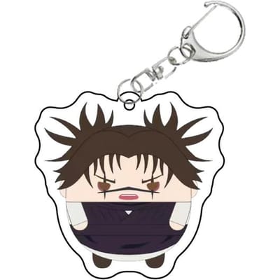 Anime Jujutsu Kaisen Sleutelhanger Itadori Zenin Naoya Yuji Gojo Satoru Cartoon Acryl Tas Hanger Sleutelhanger Hanger Cos Accessoire white