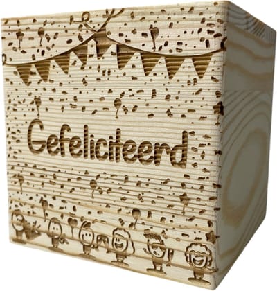 Spaarpot - Gefeliciteerd - Spaarpotten - Geslaagd - Spaarpot volwassenen - 50 jaar getrouwd - Verjaardag cadeau vrouw - Geslaagd cadeaus - Rijbewijs cadeau - Verjaardag cadeau - 60 jaar getrouwd - 40 jaar getrouwd - 25 jaar getrouwd - Geld cadeau