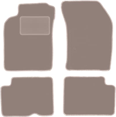 Beige veloursmatten voor: Nissan Almera N15 hatchback, sedan (1995-2000)