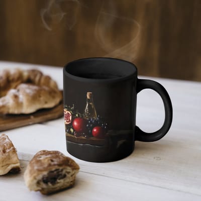 Magische Mok - Foto op Warmte Mokken - Koffiemok - Stilleven - Vintage - Borrelplank - Magic Mok - Beker - 350 ML - Theemok