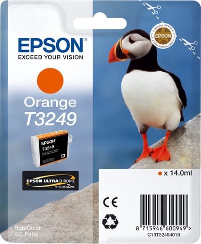 Epson T3249 - Inktcartridge / Oranje