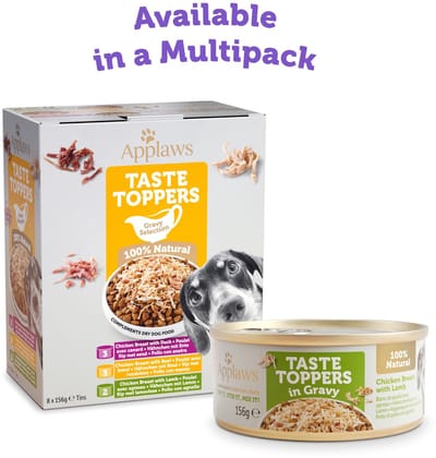 Applaws Dog Taste Toppers Kip met lam in jus 156 gr. - per 12 stuks