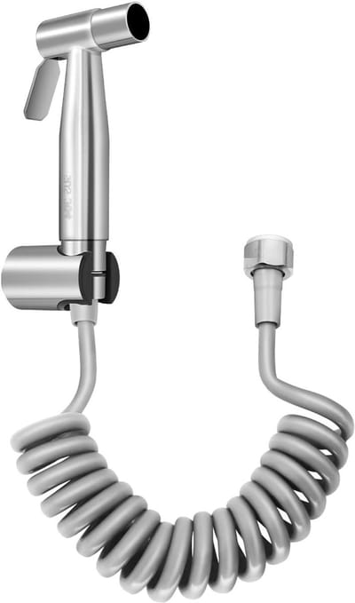 Handbidet Sprayer voor Toilet met Veer Slang en Muurhouder - Ideaal voor Persoonlijke Hygiëne, Babyverzorging en Huisdier Bad