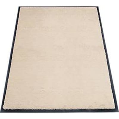 vuilvangmat miltex Eazycare Style, hoekig, antistatisch, UV-bestendig, afwasbaar, high twist nylon & Niltril rubber, 800 x 1200 mm, licht ivoor