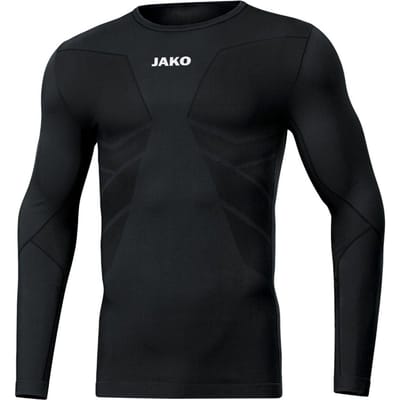 Jako Comfort 2.0 Longsleeve Heren - Zwart | Maat: XXL