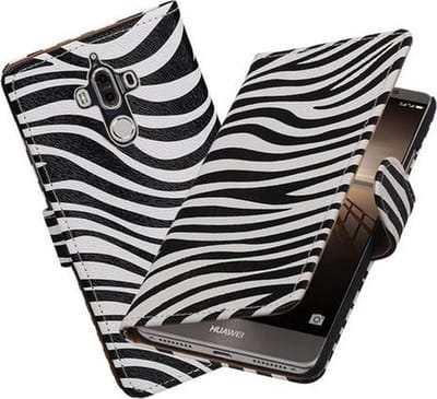 BestCases.nl Huawei Mate 9 Zebra booktype hoesje