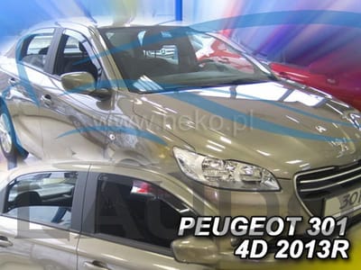 Peugeot 301 donkere zijwindschermen tbv 4 deurs model bouwjaar VANAF 2012- set a 4 stuks tbv voor & achterportieren L+R
