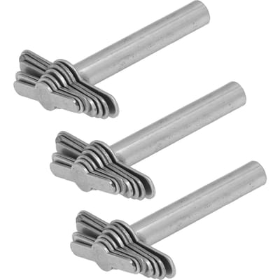 Ensemble de 3 carottiers en liège Acier inoxydable Manuel Outil carottier pour bouchon en caoutchouc pour expériences de laboratoire