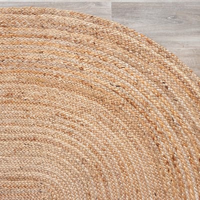 NATURL. Jute vloerkleed - Fair Ovaal Naturel - 100x152cm