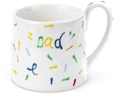 Dailygoods- Mok Handgeschilderd Patroon - Vaderdagcadeau - Verjaardagscadeau - Vaatwasmachinebestendig - Magnetronbestendig - Hoogwaardig Keramiek - Cadeaumok