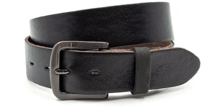 Jeans riem zwart - Dames riem - 4 cm breed - Leer - Jeans riem - Casual - Maat 80