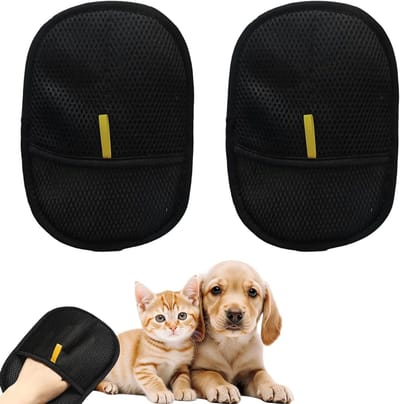 Set van 2 Handschoenen voor Huisdierhaar - Verwijder Dierenvacht van Meubels, Kleding en Vloeren