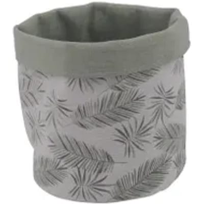 Allibert Opbergmand Oural Conga - Katoen - Groen/wit - 16,5x16,5x6cm