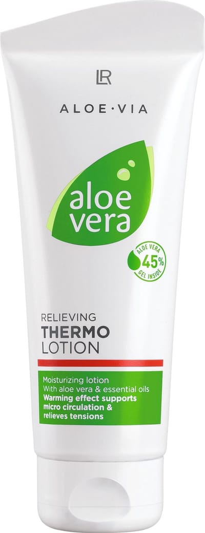 Spierontspannende Lotion, Aloe Vera ontspannende thermo lotion
